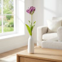 Article Tulipe artificielle Parrot-lila pour décoration, 63 cm