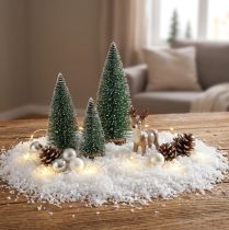 Article Neige de Décoration Blanche 2,8L pour Décorations d’Hiver et de Fêtes
