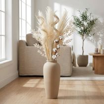 Article Tige naturelle Ting Ting courbée blanche 60 cm - Lot de 40