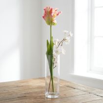 Article Tulipe perroquet artificielle rose 63 cm