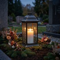 Article Lampe à huile pour lampes funéraires et lanternes H15cm 7 jours