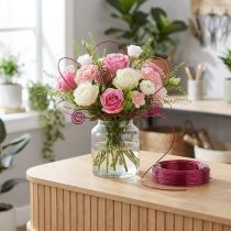 Article Fil en aluminium rose Ø2 mm 500 g – 60 m pour loisirs créatifs et décoration