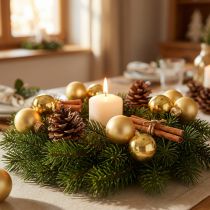 Article Boules de Noël en Verre Dorées 2,5 cm - Lot de 22