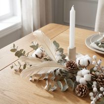 Article Plumes décoratives naturelles teintes couleur champagne 20 g