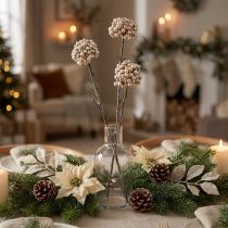 Article Branche Décorative avec Baies Artificielles Champagnes 46 cm