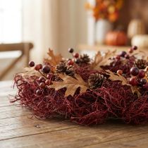 Article Fibre de Tamarind Rouge Bordeaux 500g - Décoration Naturelle pour Créations Florales