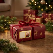 Article Étiquettes Cadeaux Noël Rouleau 5,5 cm x 3,3 cm - 60 Motifs Festifs