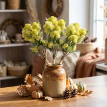 Article Fleurs artificielles Sedum vertes 41 cm - Lot de 3
