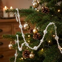 Article Guirlande de perles transparentes 2,7 m - Lot de 2