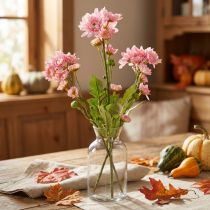 Article Fleurs artificielles - Asters en soie, rose, 80 cm