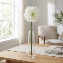 Article Zierlauch artificiel blanc Ø12cm H62cm