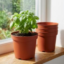 Article Pots de plantation en plastique avec fond percé 15 cm - Lot de 10