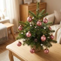 Article Boules de Noël Mini en Verre Ø2,5cm Altrose Lot de 22