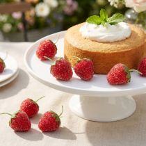 Article Décoration fraises artificielles rouges 4 cm - Lot de 24