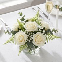 Article Mousse Rose Ø6cm Crème 27 pcs