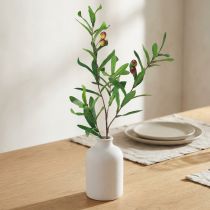 Article Branche d’olivier artificielle 45 cm avec olives décoratives