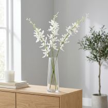 Article Orchidée artificielle Oncidium blanche 90 cm