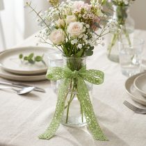 Article Ruban en dentelle verte 18 mm x 20 m pour décoration et loisirs créatifs