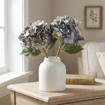 Article Lot de 2 hortensias artificiels bleus avec tiges flexibles – Ø15cm, L58cm