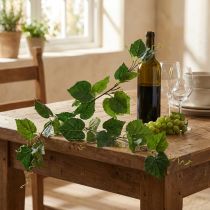 Article Branche de Vigne Artificielle Verte 78 cm avec Feuilles et Rameaux Flexibles