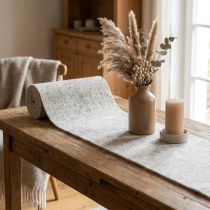 Article Ruban feutre gris 15cm 5m