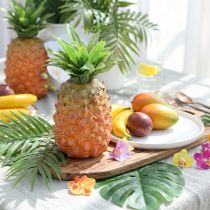 Article Ananas décoratif artificiel 26 cm – Fruit exotique pour décoration intérieure et buffet