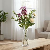 Article Branche de Fleurs Artificielles Astres en Soie Violet - 80 cm