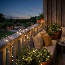 Article Guirlande Lumineuse LED 40 Lumières 3m Extérieur et Intérieur - Blanc Chaud