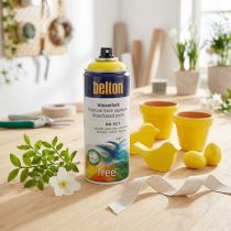 Article Spray peinture à base d'eau jaune colza brillant RAL 1021 - 400ml