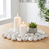 Article Galets Blancs Naturels 3 à 5 cm - 1 kg