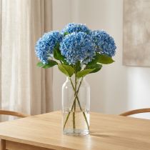 Article Hortensia artificiel décoratif bleu 69 cm