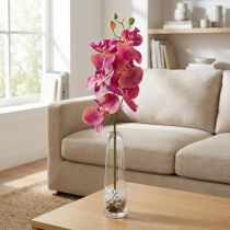 Article Orchidée Artificielle Phalaenopsis Fuchsia 78 cm