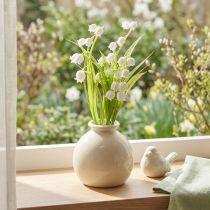 Article Kunstblumen – Bouquet de Muguet en Vase Classique 20 cm