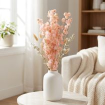Article Bouquet de Nicandra Séchée 75 cm – Fleurs Décoratives Roses et Naturelles