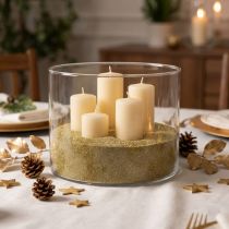 Article Sable décoratif 0,5 mm couleur or jaune 2 kg