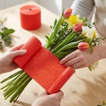 Article Rouleaux de papier crêpon rouge 10 cm x 250 cm - Lot de 2