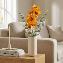 Article Fleur artificielle Cosmea orange 75 cm