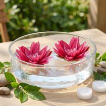 Article Lot de 2 nénuphars artificiels décoratifs fuchsia Ø15 cm