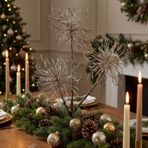 Article Branche décorative artificielle Hamamélis champagne 45 cm - Lot de 3