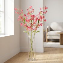 Article Kunstzweig Orchidée Oncidium 112 cm Lot de 3 en Tissu et Plastique