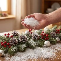 Article Neige Artificielle Décorative Blanche 100g