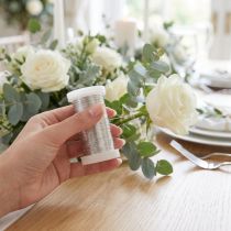 Article Fil déco argenté 0,30 mm 100 g - Idéal pour loisirs créatifs et décoration