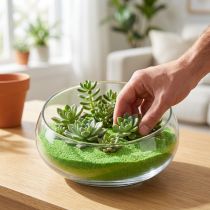 Article Sable décoratif vert 0,1-0,5 mm 2 kg