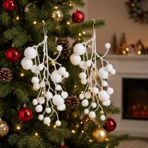 Article Branches Décoratives Flocon de Neige Irisées 30 cm - Lot de 2