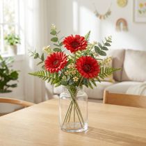 Article Gerbera artificielle rouge 45 cm
