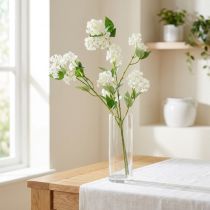 Article Branche artificielle de Lantana blanche 80 cm