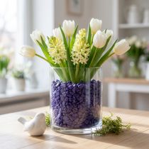 Article Galets décoratifs violet 9-13 mm, 2 kg