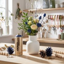 Article Bombe de peinture bleu mat Montana Gold 400 ml