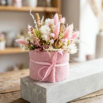 Article Bande de Feutre Rose 7,5 cm x 5 m en Laine de Mouton
