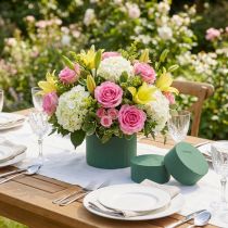 Article Mousse florale ronde OASIS® Ideal verte 14 cm – Lot de 4